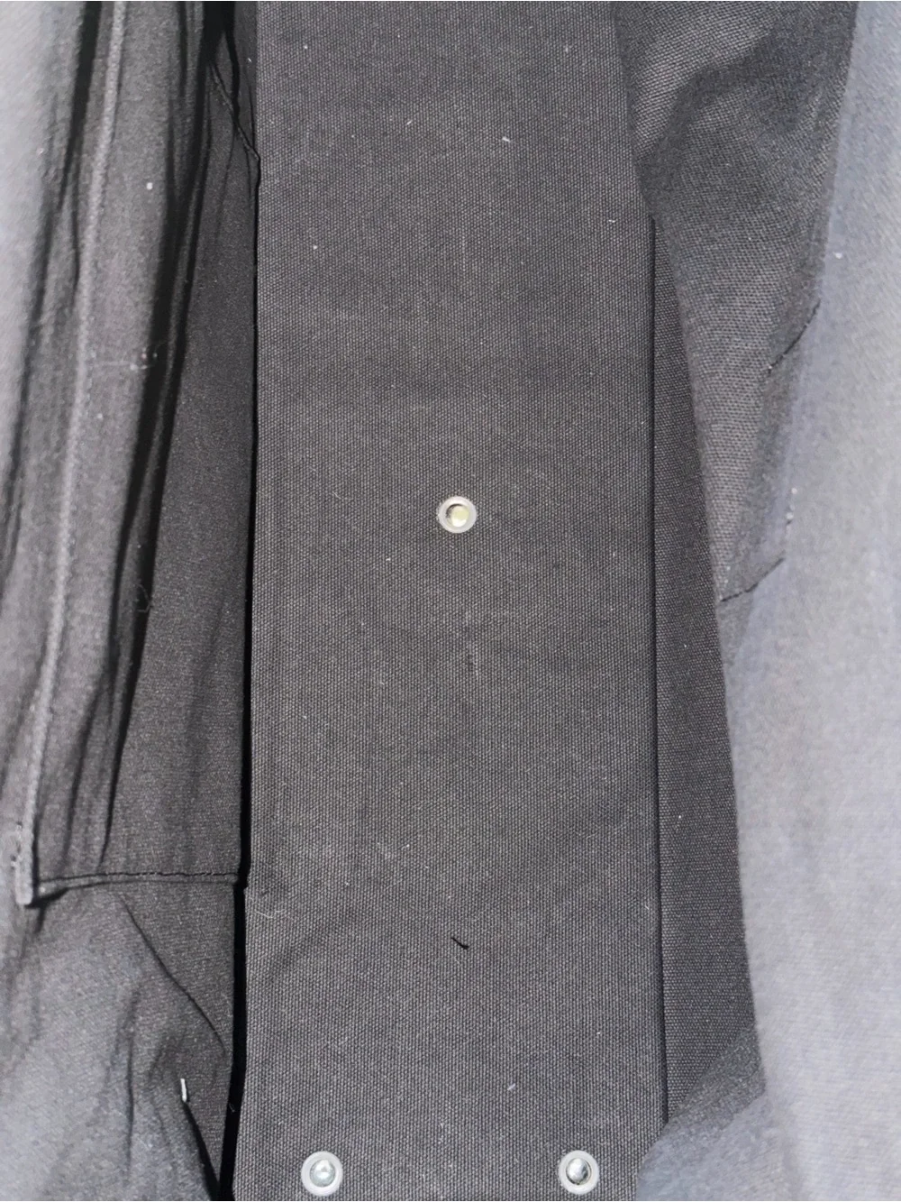 Line of Trade Canvas Weekender Bag. Black